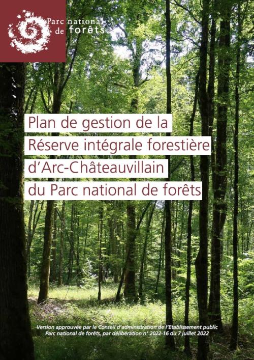 Plan de gestion réserve intégrale