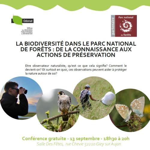 Conférence Odonat - Biodiversité