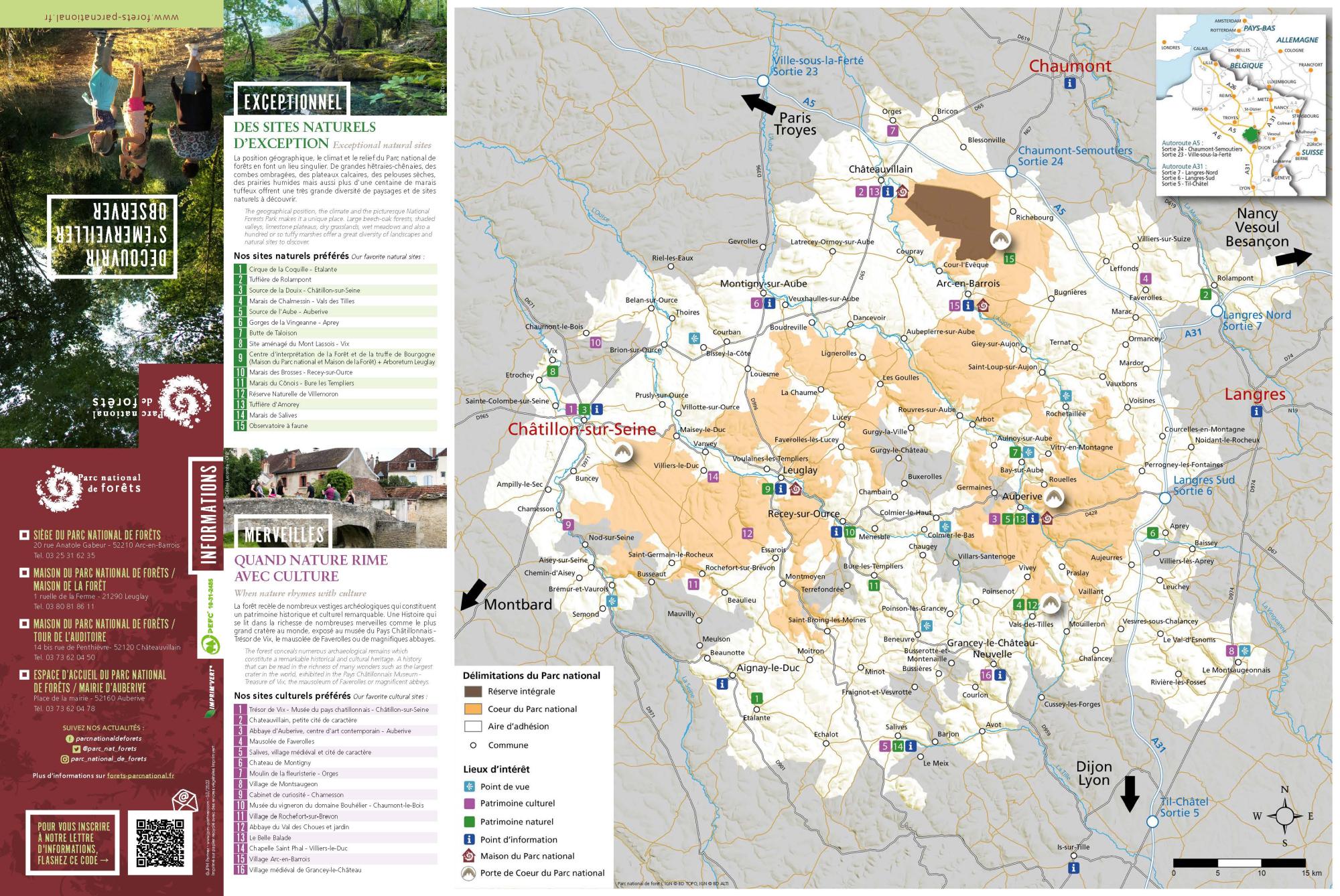 carte touristique