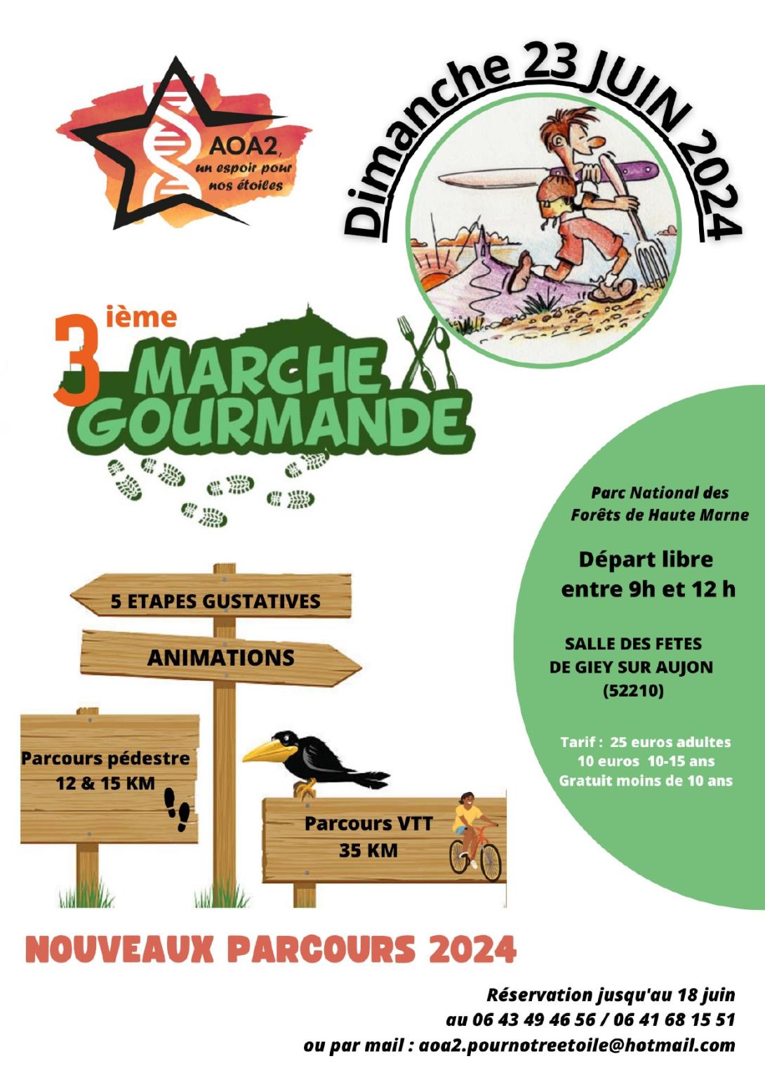 Flyer marche gourmande